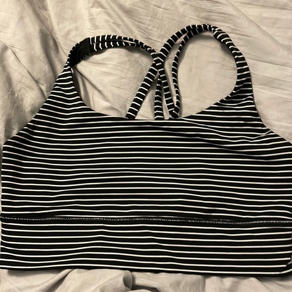 Striped energy Longline bra